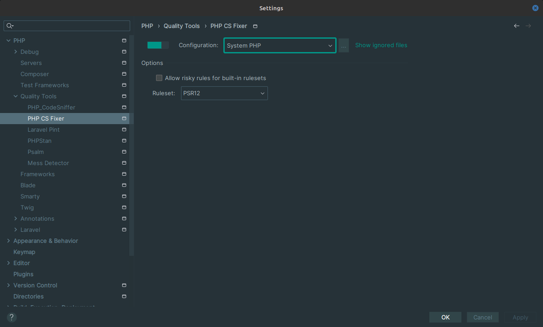 settings-phpsc-fixer
